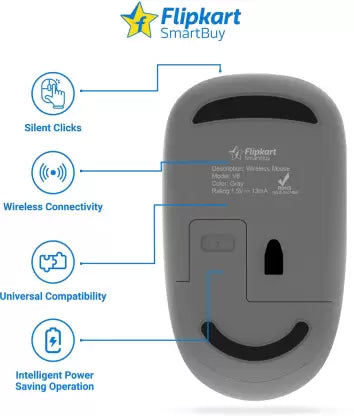 (Open Box) SmartBuy V8 Wireless Optical Mouse