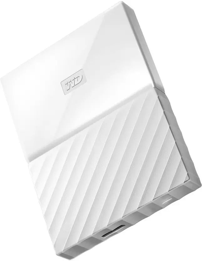 (Open Box) WD My Passport 2 TB Wired External Hard Disk Drive WDBS4B0020BWT-WESN (White)