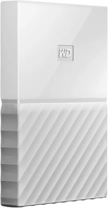 (Open Box) WD My Passport 2 TB Wired External Hard Disk Drive WDBS4B0020BWT-WESN (White)