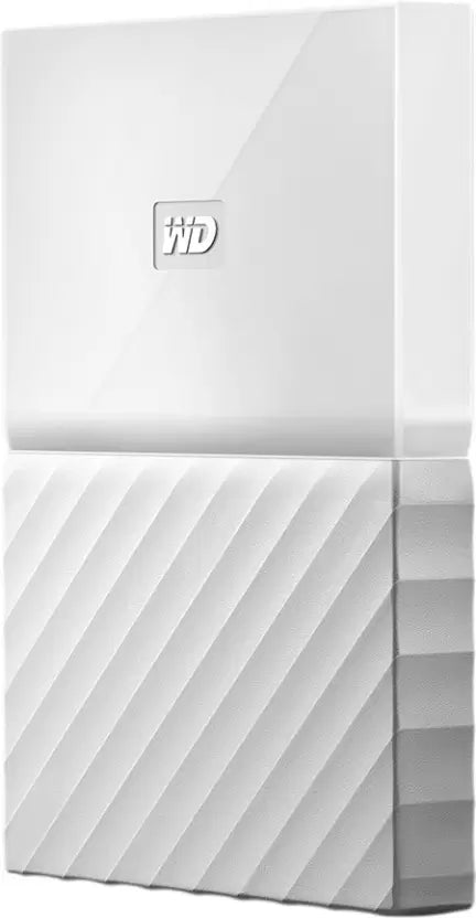 (Open Box) WD My Passport 2 TB Wired External Hard Disk Drive WDBS4B0020BWT-WESN (White)