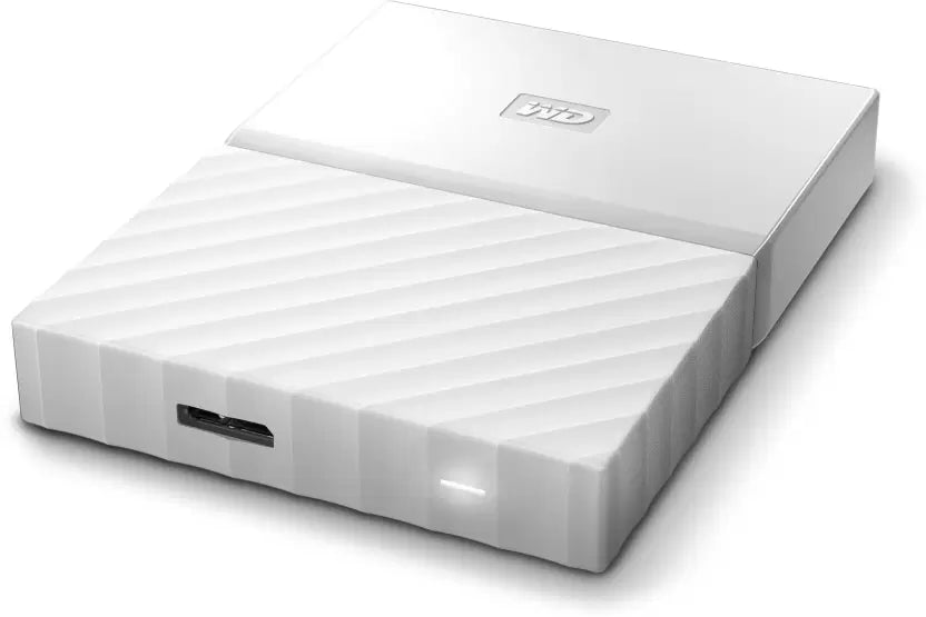 (O pen Box) WD My Passport 4 TB Wired External Hard Disk Drive (White)