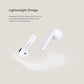 (Open Box) omthing by 1MORE AirFree Pods with Qualcomm 3.0 Wireless Charging Case Bluetooth Headset (Snow White, True Wireless)