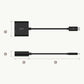(Open Box) Belkin USB-C to VGA Adapter + Charge (Supports HD 1080p Video Resolution, 60W Pass-Through Power for Connected Devices) MacBook Pro VGA Adapter, Black