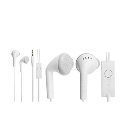 (OPEN BOX) ELECTMART 3.5 mm Jack Original EHS61ASFWE Wired in Ear Headphones with Built-in Microphone Compatible with Samsung Galaxy A50 and Samsung Galaxy F41 (White)
