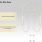 (Open box)Sony WI-C100 Wireless Headphones with Customizable Equalizer for Deep Bass & 25 Hrs Battery, DSEE-Upscale, Splash Proof, 360RA, Fast Pair, in-Ear Bluetooth Headset with mic for Phone Calls (Black)