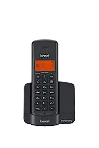 (Open Box) Beetel X90 Cordless 2.4Ghz Landline Phone with Caller ID Display, Stores 50 Contacts, Upto 8Hrs of Talk time, Solid Build Quality, Alarm Function, Auto Answer, Mute & Flash Function (Black X90)