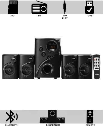 (Open Box) Altec Lansing AL-3001B 45 W Bluetooth Home Theatre (Black, Grey, 4.1 Channel)