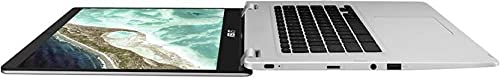 (Brand Refurbished) ASUS Chromebook Celeron Dual Core N3350 - (4 GB/64 GB EMMC Storage/Chrome OS) C423NA-EC0521 Chromebook  (14 inch, Silver, 1.34 Kg)