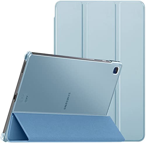 (Open Box)SwooK Case Compatible with Galaxy Tab S6 Lite 10.4 2020, Stand Cover with Translucent Frosted PC Back Shell Fit Samsung Galaxy Tab S6 Lite 10.4 2020 SM-P610/P615 (S6 lite 10.4 Inch, Aqua)