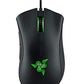 (OPEN BOX) Razer DeathAdder Essential Wired Gaming Mouse I Single-Color Green Lighting I 6400DPI Optical Sensor- Black - RZ01-03850100-R3M1