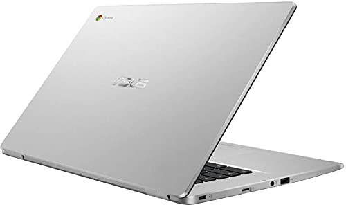 (Brand Refurbished) Asus Chromebook Celeron Dual Intel Core - (4 Gb/64 Gb Emmc Storage/Chrome Os) C523Na-A20303 Thin And Light Laptop (15.6 Inches, Silver, 1.69 Kg)