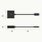 (Open Box) Belkin USB-C to VGA Adapter + Charge (Supports HD 1080p Video Resolution, 60W Pass-Through Power for Connected Devices) MacBook Pro VGA Adapter, Black