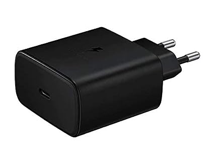 (Open Box) Samsung Original 45W Single Port,Type-C Super Fast Charger (Cable Included), Black