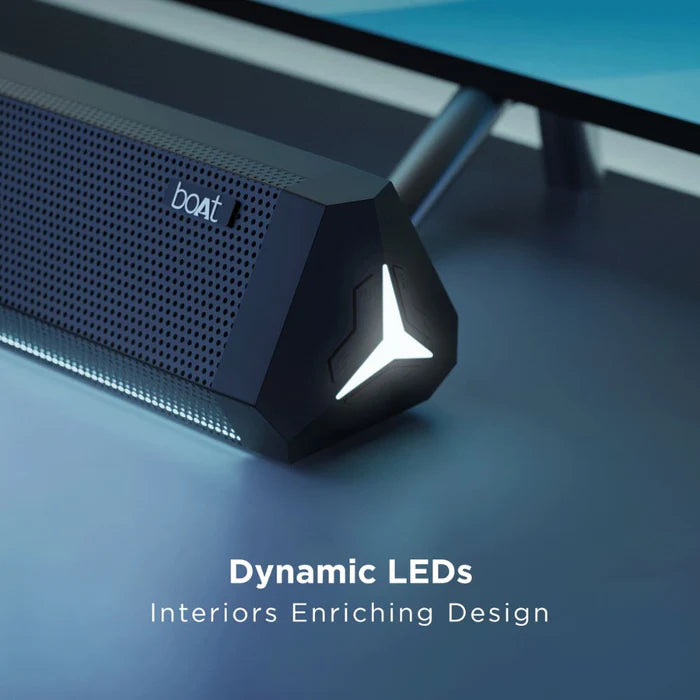 (Open Box) Boat Aavante Bar Aura BT Soundbar Subwoofer 160W, Black