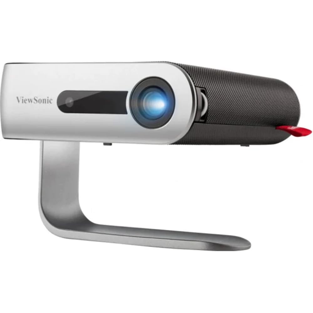 (Open Box) Viewsonic M1 Mini Portable Projector | Jbl Speaker | Hdmi | Auto Keystone |Built-in Battery |100" Projection Image 854 X 480 | 100 Lumen - White