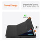 (OPEN BOX)AmazonBasics Smart Trifold Hard Matte Back Flip Stand Case Cover for Apple iPad 10.2 Cover iPad 9th Generation Cover 2021 8th Gen 2020 7th Gen 2019 Generation Case [Auto Sleep/Wake Case] - Black