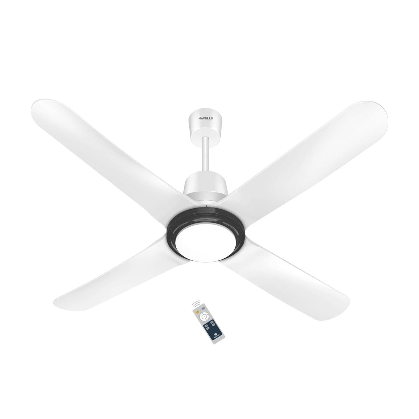 Havells 1200Mm Libeccio Bldc Motor Ceiling Fan|Premium Finish With Rf Remote, 100% Copper, Upto 60% Energy Saving|Low Noise: 55Db, 2 Year Warranty, Dust Resistant| 5 Stars