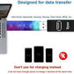 (Open Box)Dyazo 3-Port USB Data Hub High Speed Splitter Plug/Box/Adapter Expansion, Small, Compact, Universal Data Transfer, Wide Compatibility: Windows, Mac OS (Black)