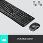 (Open Box)Logitech MK275 USB Wireless Keyboard and Mouse Set for Windows, 2.4 GHz Wireless, Compact Wireless Mouse, 8 Multimedia & Shortcut Keys, 2-Year Battery Life, PC/Laptop - Black