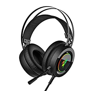 (OPEN BOX) Redgear Cloak Wired RGB Wired Over Ear Gaming Headphones with Mic for PC