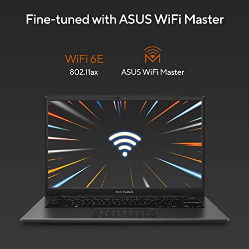 (Brand Refurbished)ASUS Vivobook Go 14 (2023), AMD Ryzen 3 7320U, 14-inch (35.56 cm) FHD, Thin & Light Laptop (8GB/512GB SSD/Windows 11/Office 2021/Alexa Built-in/Mixed Black/1.38 kg), E1404FA-NK322WS