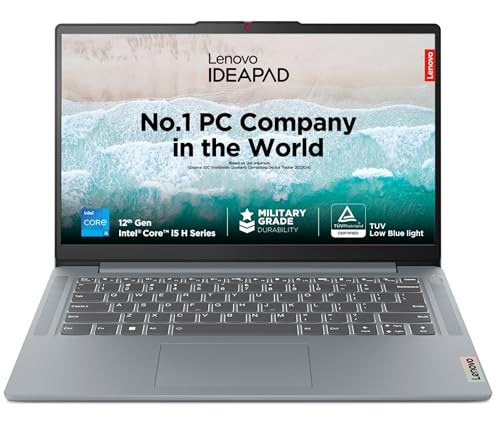 (BRAND REFURBISHED)Lenovo IdeaPad Slim 3 12th Gen Intel Core i5-1235U 15.6" (39.62cm) FHD Thin & Light Laptop (8GB/512GB SSD/Windows 11/Office 2021/Backlit/1Yr ADP Free/3months Game Pass/Arctic Grey/1.63Kg), 82RK0062IN