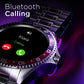 (Open Box) Fire-Boltt Quantum BSW088 Luxury & Sporty Stainless Steel Smartwatch, 1.28" Bluetooth Calling, 2 Looks in 1 Watch, High Resolution of 240 * 240 Px & TWS Connection