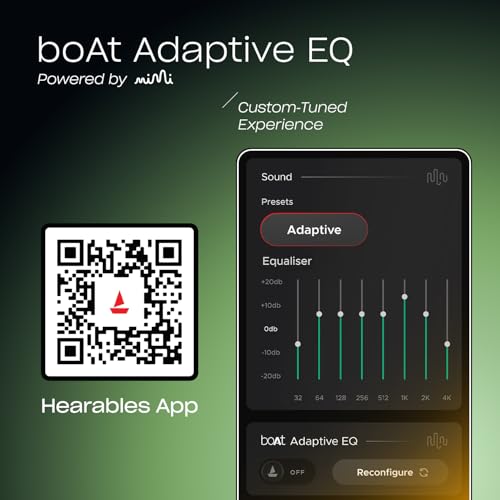 (Open Box) boAt Nirvana Ion ANC 120HRS Battery, Crystal Bionic Sound w/Dual EQ Modes, 4Mics ENx, App Support, Low Latency, IPX4, v.5.2 Bluetooth TWS in Ear Earbuds Wireless Earphones with mic