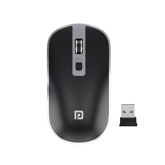 (Open Box) Portronics Toad 14 Wireless Mouse, 2.4 GHz with USB Nano Dongle, up to 1400 Adjustable DPI and Dual-Function Scroll Wheel for Laptops, PCs, MacBooks