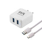 (Open Box) FLiX (Beetel) Storm 33W PD & QC Dual Port Wall Charger,USB Type A & Type C Output Widely Compatible for All Android & IOS Devices,Enhanced Safety,Light Weight & Compact,with Type C Cable (White–SD133)