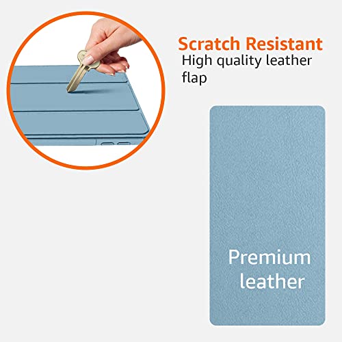(OPEN BOX)AmazonBasics Smart Trifold Hard Matte Back Flip Stand Case Cover for Apple iPad 10.2 Cover iPad 9th Generation Cover 2021 8th Gen 2020 7th Gen 2019 Generation Case [Auto Sleep/Wake Case] - Black