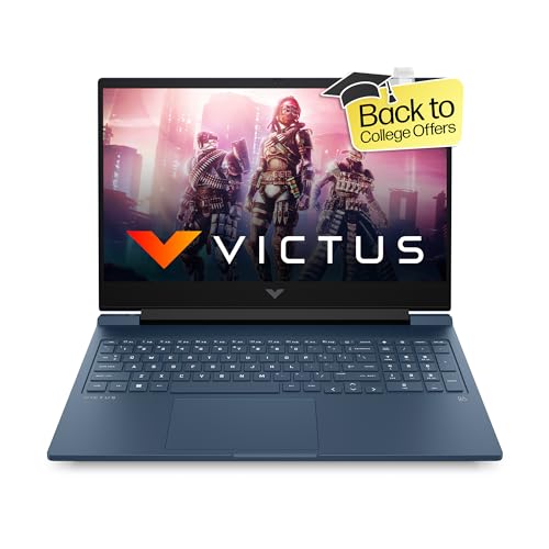 (BRAND REFURBISHED)HP Victus Gaming Laptop,Windows 11 Home,AMD Ryzen 5 5600H,4Gb RTX 3050 Gpu,15.6-Inch (39.6 Cm),Fhd,IPS,144Hz,16Gb Ddr4,512Gb Ssd,Backlit Kb,B&O,9Ms Response Time,Dual Speakers (Blue,2.37 Kg),Fb0106Ax