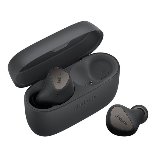 (Open Box)Jabra Elite 4 Wireless Earbuds, Active Noise Cancelling, Comfortable Bluetooth Earphones with Spotify Tap Playback, Google Fast Pair, Microsoft Swift Pair and Dual Pairing - Dark Grey