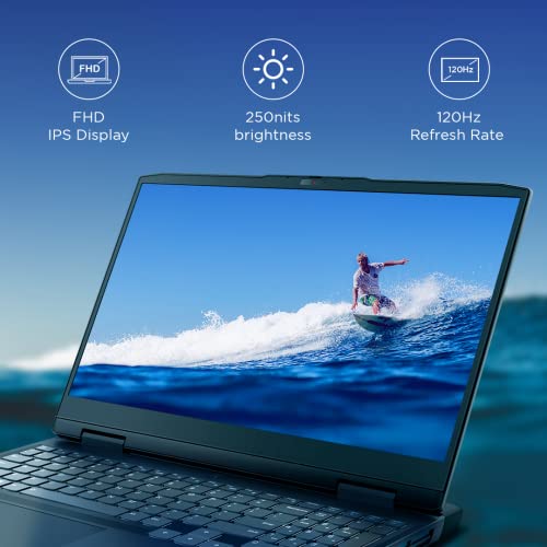 (BRAND REFURBISHED)Lenovo LOQ AI Powered AMD Ryzen 7 7840HS 15.6" (39.6cm) FHD IPS 144Hz 350Nits Gaming Laptop (16GB/512GB SSD/Win 11/NVIDIA RTX 3050 6GB/Office 2021/3 Month Game Pass/Storm Grey/2.4Kg), 82XT004HIN