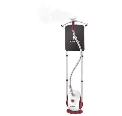 Havells Steamo 1800 Watt Garment Steamer (Red & White) (Ghggsbtr180), 1800 Watt