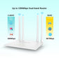 (Open Box) Match LB-Link AC1200 Dual-Band Router | 5G + 2.4G Router | 1200mbps (300+866) Speed | 4 * 6dBi high-gain Antennas| Superior Wireless Coverage, White
