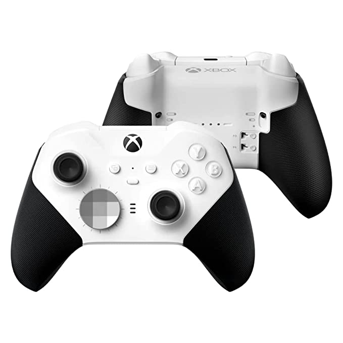 (Open Box) MICROSOFT Xbox Elite Wireless Controller Series 2 Gamepad  (White, Black, For Windows 10, Xbox One, Xbox Series S, Xbox Series X)