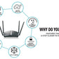 (Open Box) D-Link DIR-1360 - EXO AC1300 MBps Dual Band Mesh-Enabled Smart Wi-Fi Router, Black
