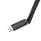(Open Box) amazon basics 300Mbps Free Driver Mini Wireless USB Adapter for Pc, Laptop | Supports Windows, Mac and Linux | USB 2.0, Black