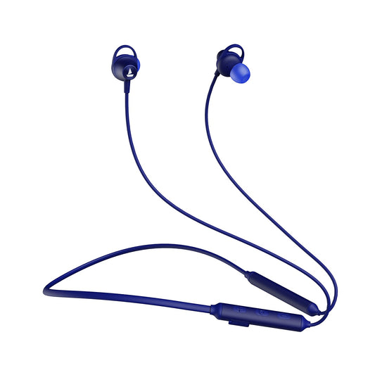 (Open box)boAt Rockerz 245v2 Bluetooth Wireless in Ear Earphones with Upto 8 Hours Playback, 12mm Drivers, IPX5, Magnetic Eartips, Integrated Controls and Lightweight Design with Mic (Navy Blue)