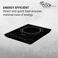 Havells Induction Glass Ceramic Cooktop Tc20 With 9 Cooking Modes Bis Approved 2000 Watt With 3 Year Coil Warranty - Black