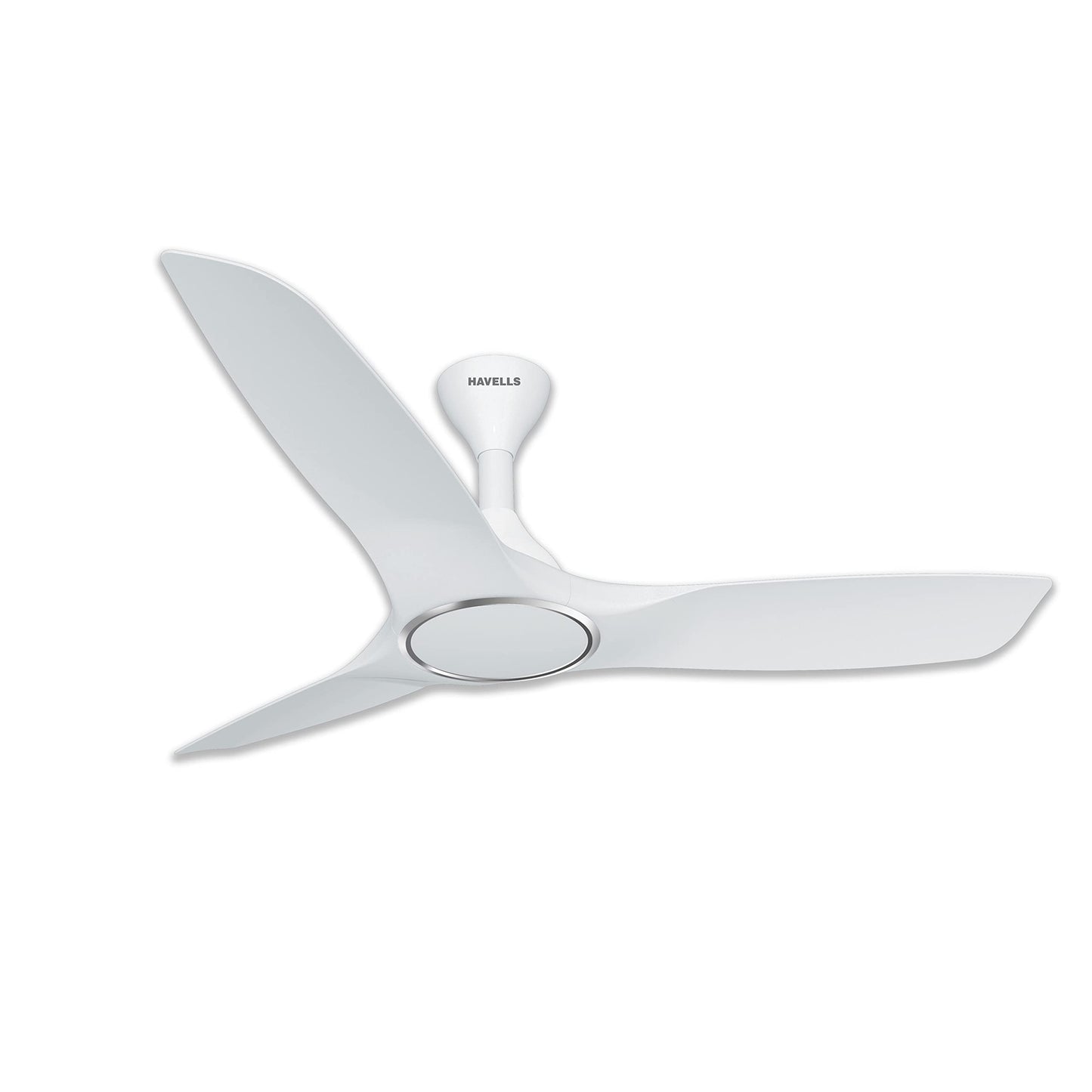 Havells 1200mm Stealth Air BLDC Motor Ceiling Fan | Remote Controlled, High Air Delivery Fan | 5 Star Rated, Upto 60% Energy Saving, 2 Year Brand Warranty | (Pack of 1, Pearl White)