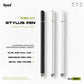 Dyazo Aluminium Fine Point Stylus Pen with Spare Disk for Touch Screens Devices, Compatible with iPad/iPhone/X/XR, Amazon Kindle and All Android/iOS Smart Phones and Tablets (White)