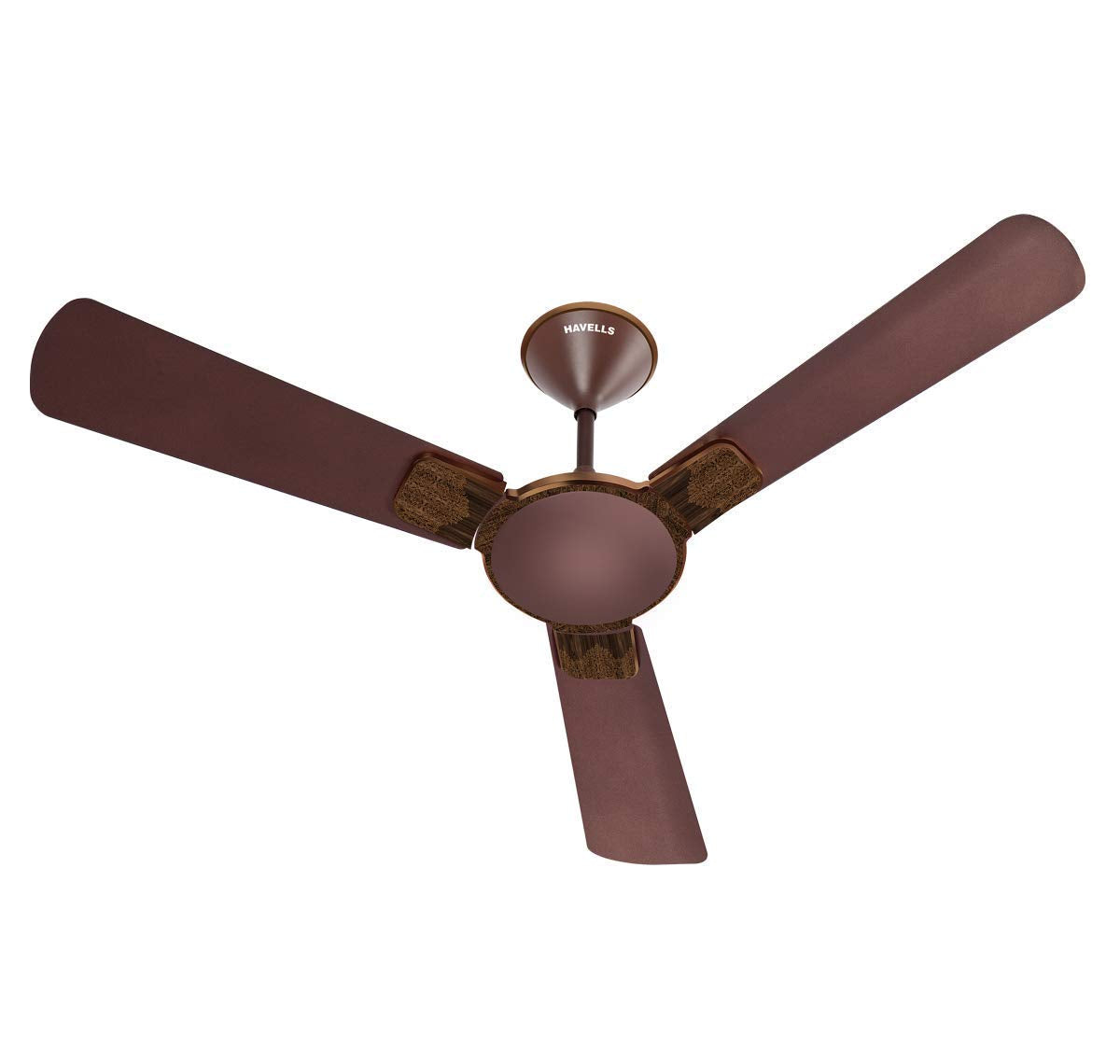 Havells Enticer Art Collector Edition 1200mm Decorative, Dust Resistant, High Power in Low Voltage (HPLV), High Speed Ceiling Fan (Rose Gold)