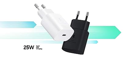 (Open Box) Samsung Original 25W Single Port, Type-C Fast Charger Cable Included