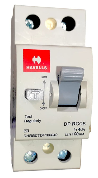 Havells 40A/100mA DP RCCB EURO2 D7