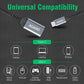 AGARO Micro USB to USB A Female OTG Adapter- (Metallic Grey)