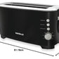 Havells Feasto 4S Pop Toaster - 1350 Watts (Black_Free Size)