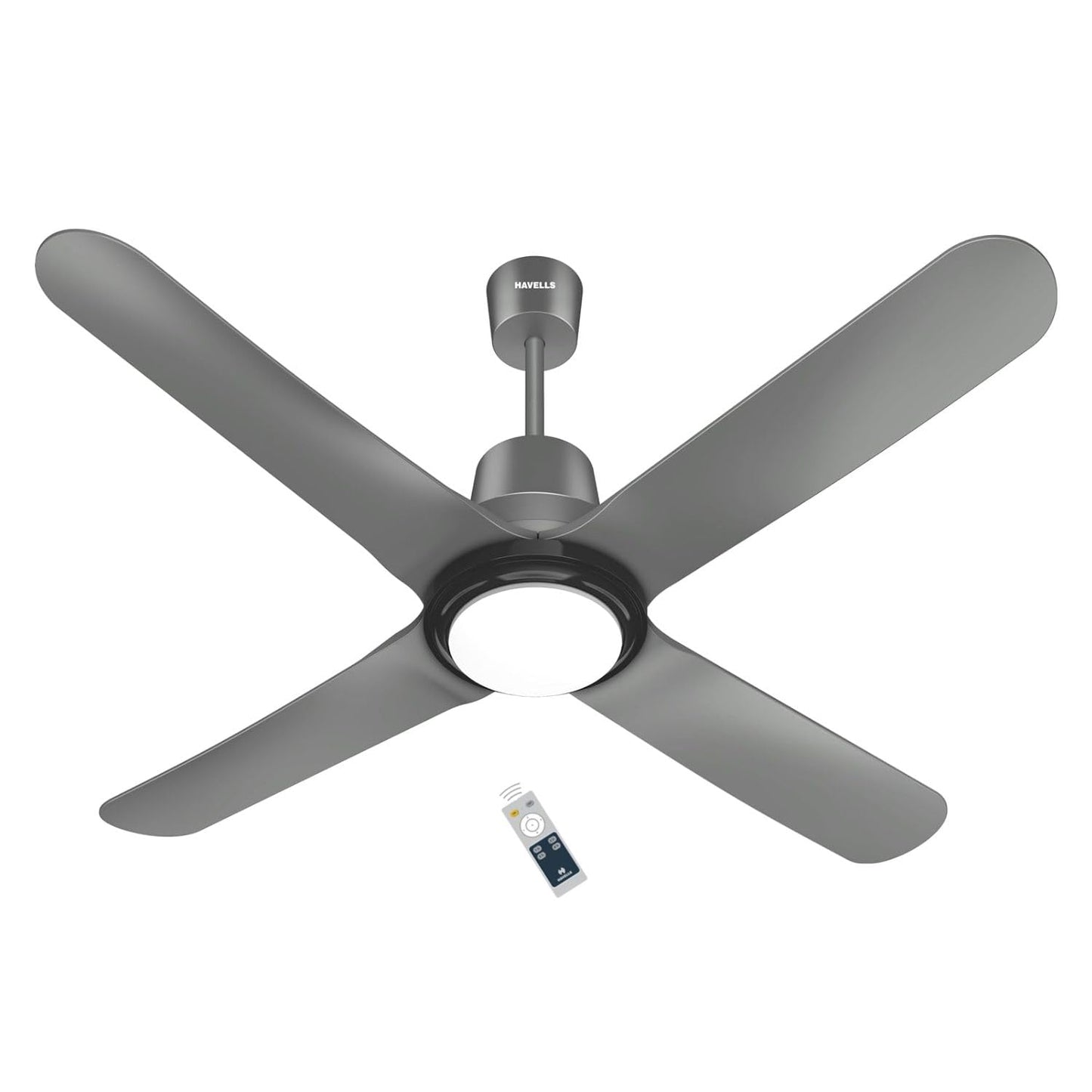 Havells 1200Mm Libeccio Bldc Motor Ceiling Fan|Premium Finish With Rf Remote, 100% Copper, Upto 60% Energy Saving|Low Noise: 55Db, 2 Year Warranty, Dust Resistant| 5 Stars