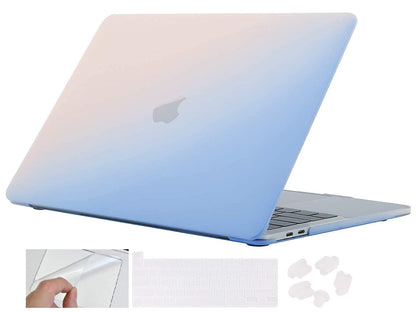 (OPEN BOX)MOCA Case for MacBook Air 13.6 inch Case 2022 2023 2024 Release M3 A3113 M2 A2681 with Touch ID,Hard Shell Case Cover (Frost Clear)